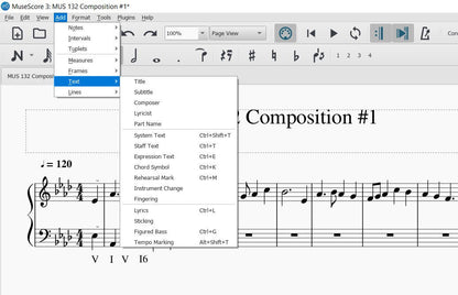 MuseScore 2024 Music Score Writing Notation Composition Software for Windows