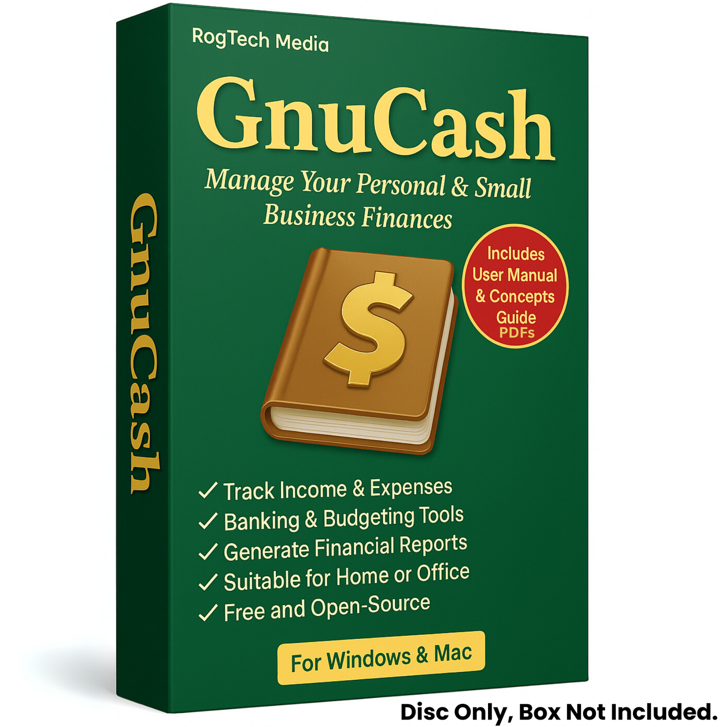 GnuCash 2025 - Accounting Small Business Software for Windows & Mac | Bookkeeping Tax Records