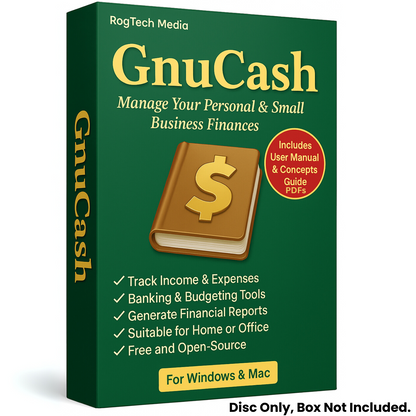 GnuCash 2025 - Accounting Small Business Software for Windows & Mac | Bookkeeping Tax Records