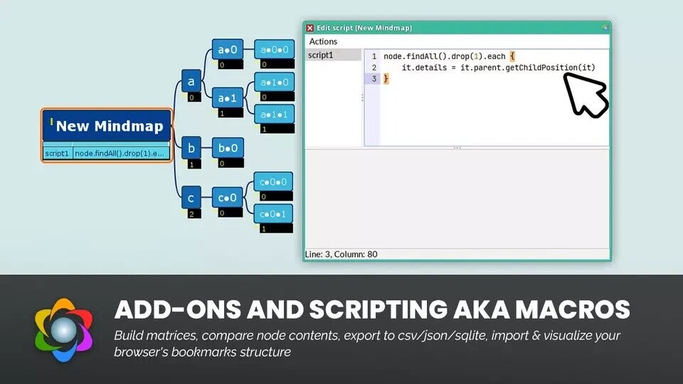 Freeplane Mind Mapping Knowledge & Project Management Software for Windows on CD