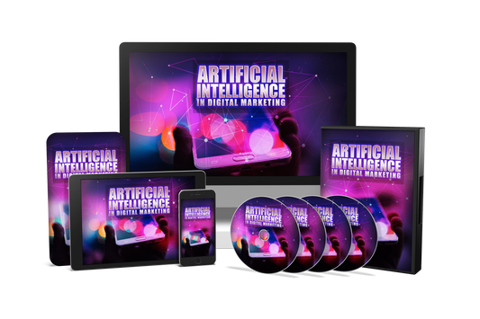 Artificial Intelligence In Digital Marketing Ebook and Sales Funnel with Master Resell Rights