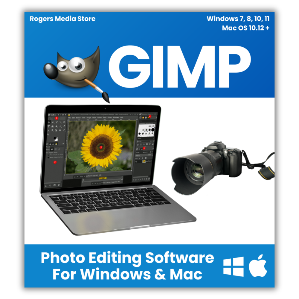 GIMP PRO Photo Editing Software for Windows & MAC