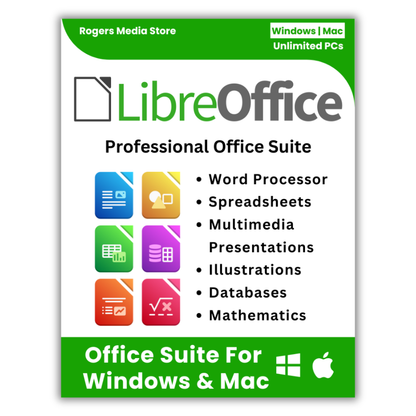 Libre Office 2023 | Word Processing Office Software Suite for Windows and Mac