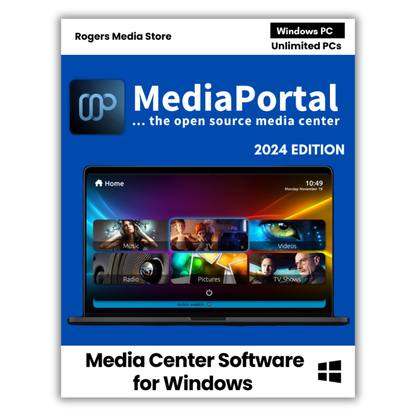 Media Portal 2024 - Media Center Software for Windows - Video Music and Streaming