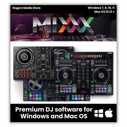 Mixxx PRO 2024 DJ Mixing Software for Windows and Mac | Controller Support | Record - Broadcast