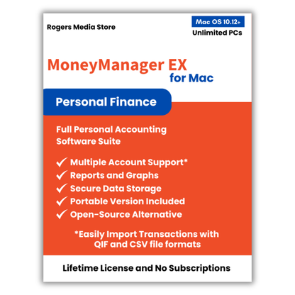 Money Manager EX Personal Finance Software for Mac - Budgets, Reports, Import QIF