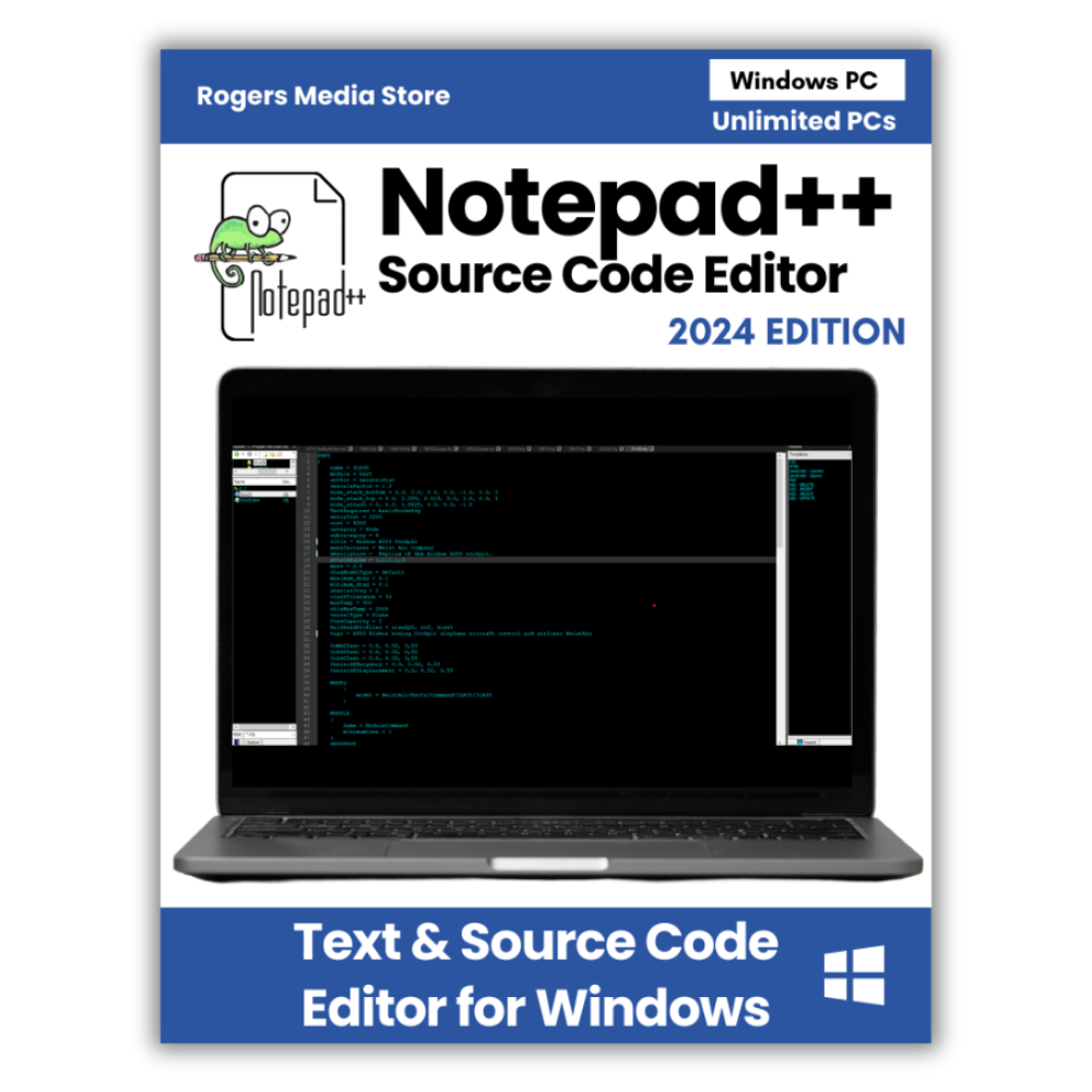 Notepad++ Text & Source Code Editor for Windows (HTML, CSS, Python, JavaScript, C++, & more)