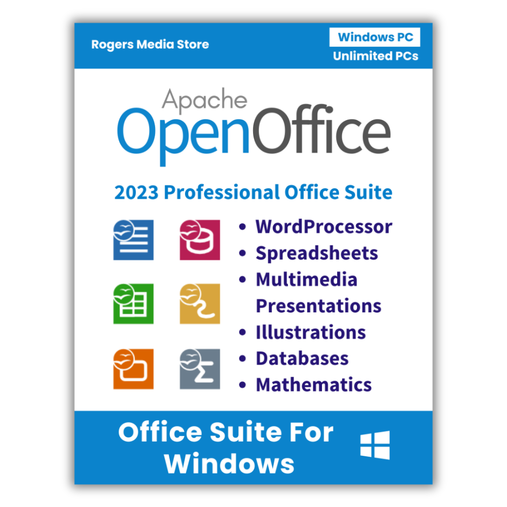 Open Office Home and Student 2023 - Office Software Suite for Windows