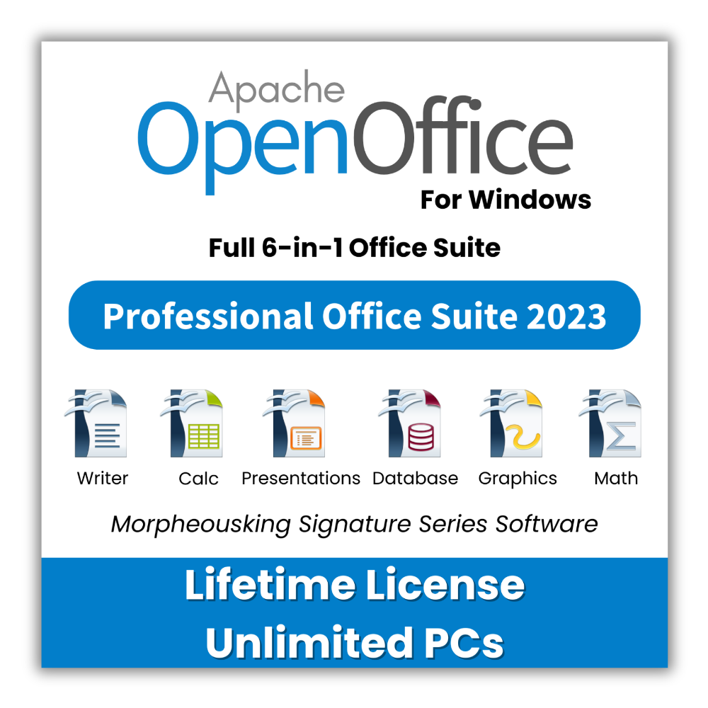 Open Office Software Suite for Windows - For Home Student Professional (with Bonuses)