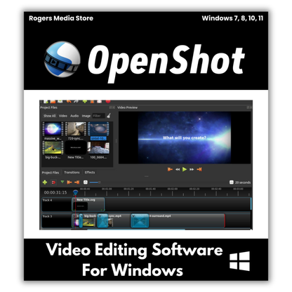 Open Shot Video Editor 2024 | Video Editing Software Suite for Windows