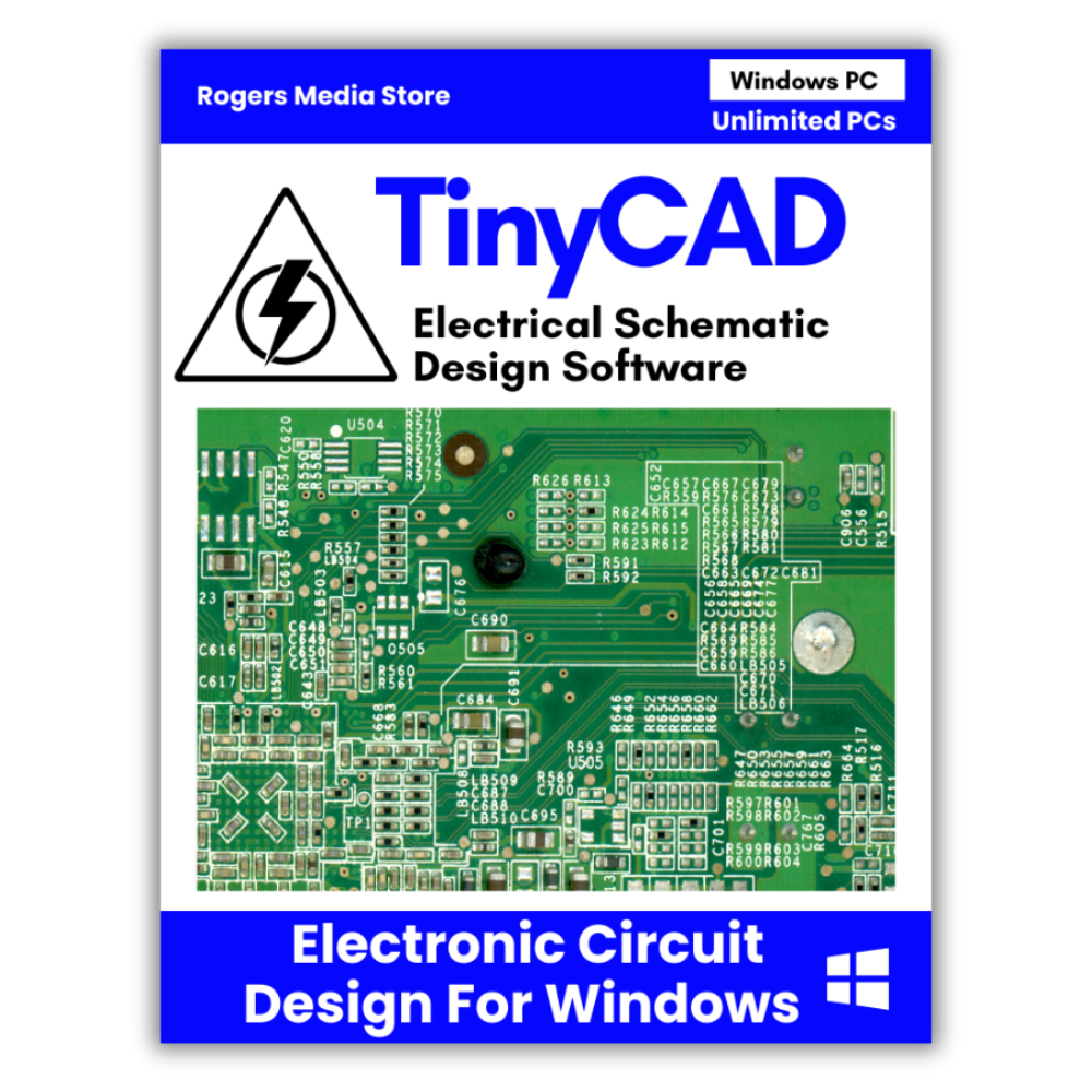 TinyCAD - Electrical PCB Circuit Diagram Schematic Design Software for Windows