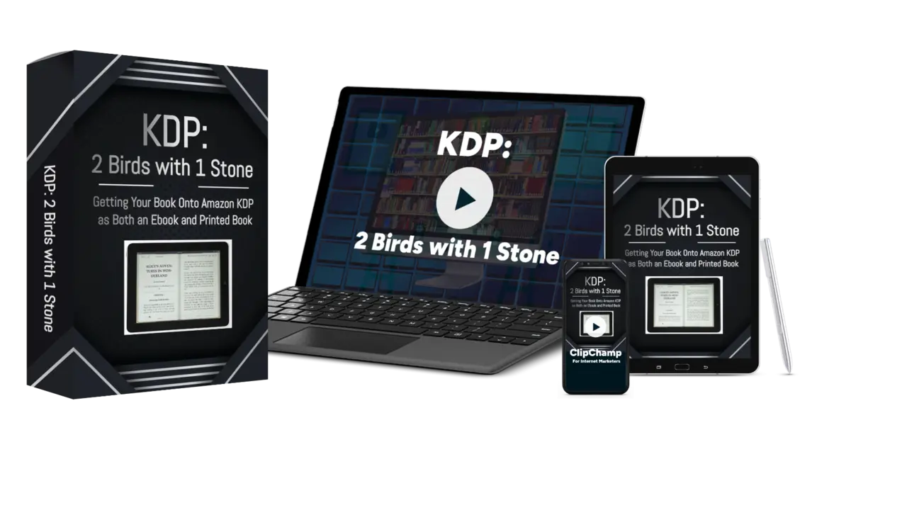 KDP: 2 Birds with 1 Stone (Get Your Book on Amazon) Video Course and Sales Funnel with Master Resell Rights