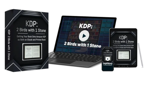 KDP: 2 Birds with 1 Stone (Get Your Book on Amazon) Video Course and Sales Funnel with Master Resell Rights